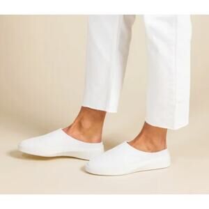 Wolf & Shepherd Men Cruise Mule Slip On Shoes US 11 EU 44 White NIB